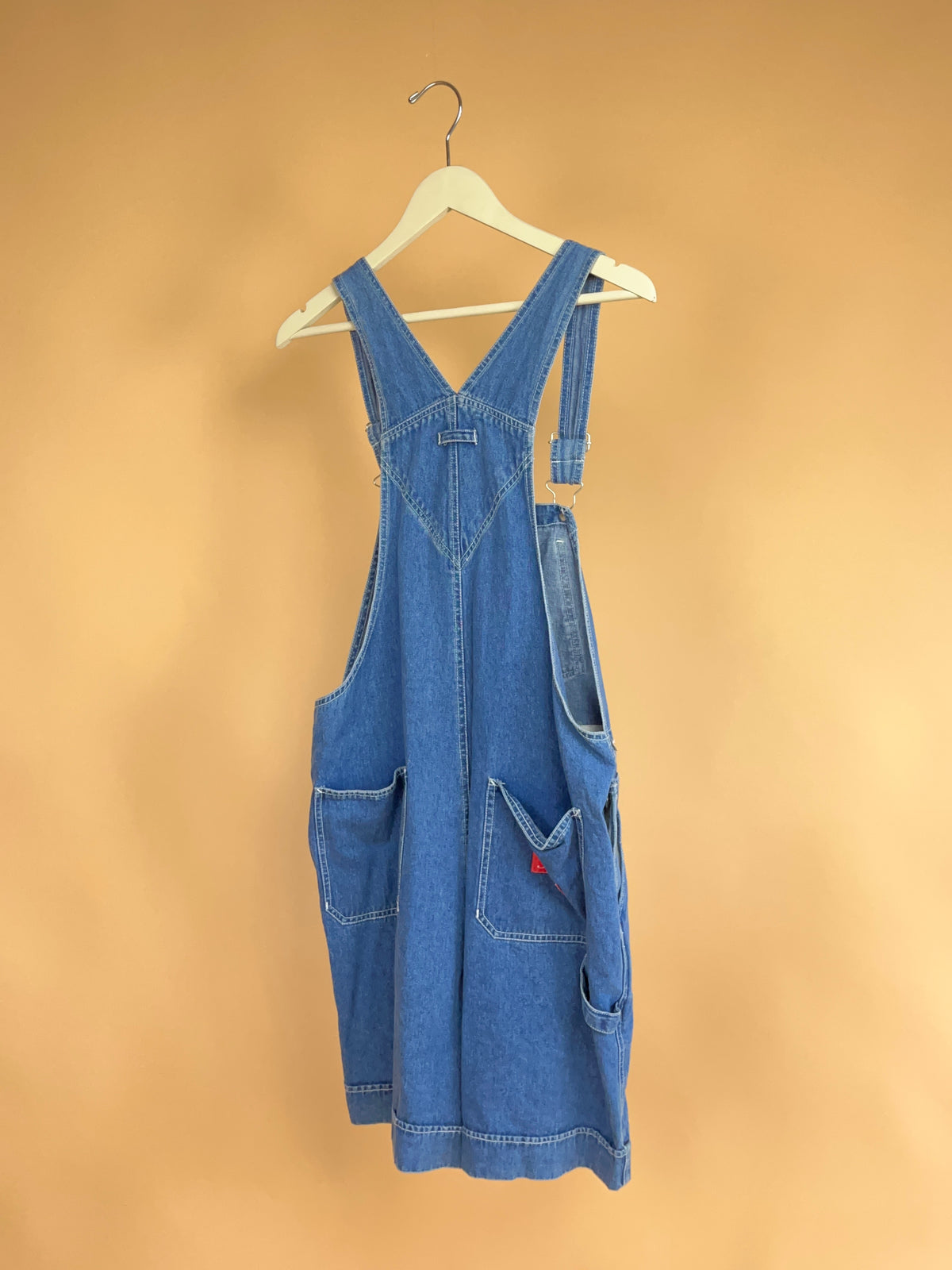 Y2K Winnie The Pooh Dungaree Shorts