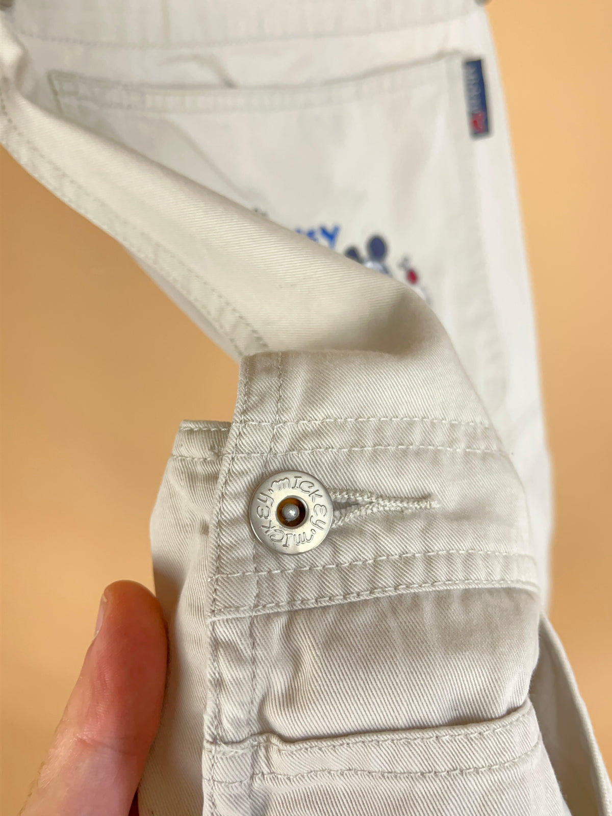 Y2K Mickey Mouse Dungaree Shorts