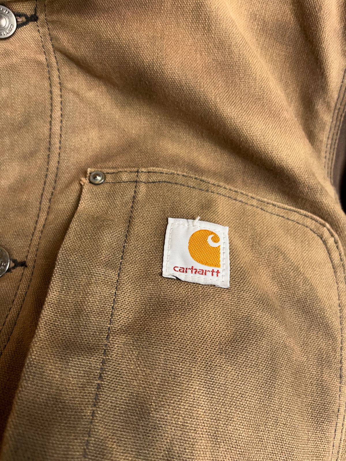 Carhartt Tan Full Swing Chore Coat - M