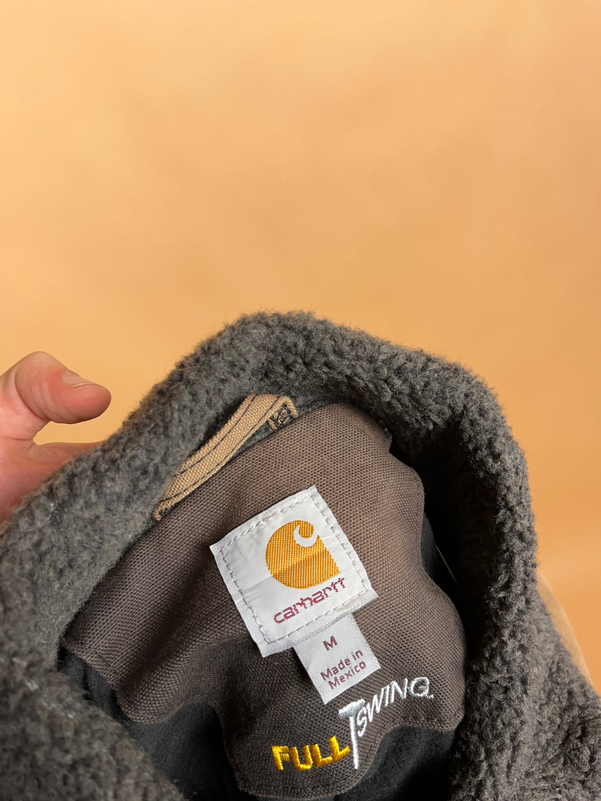 Carhartt Tan Full Swing Chore Coat - M