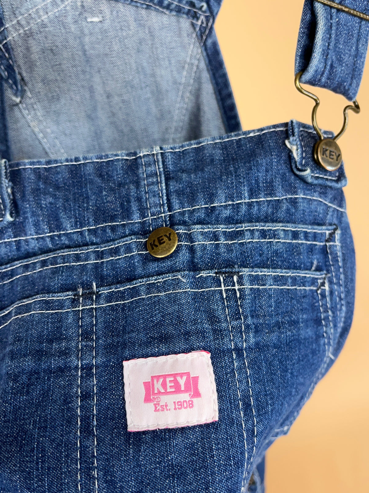 1990s Key Baggy Dungarees