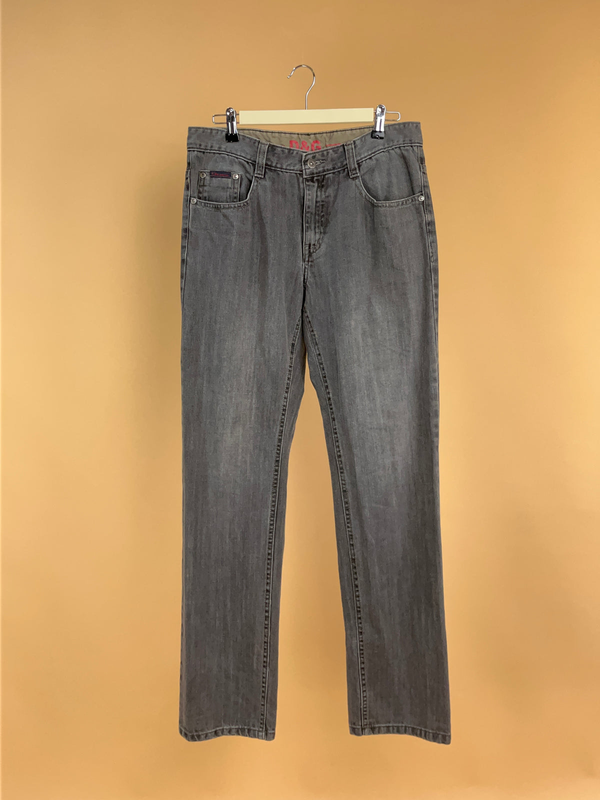 1990s Dolce & Gabbana Grey Wash Jeans - 32"