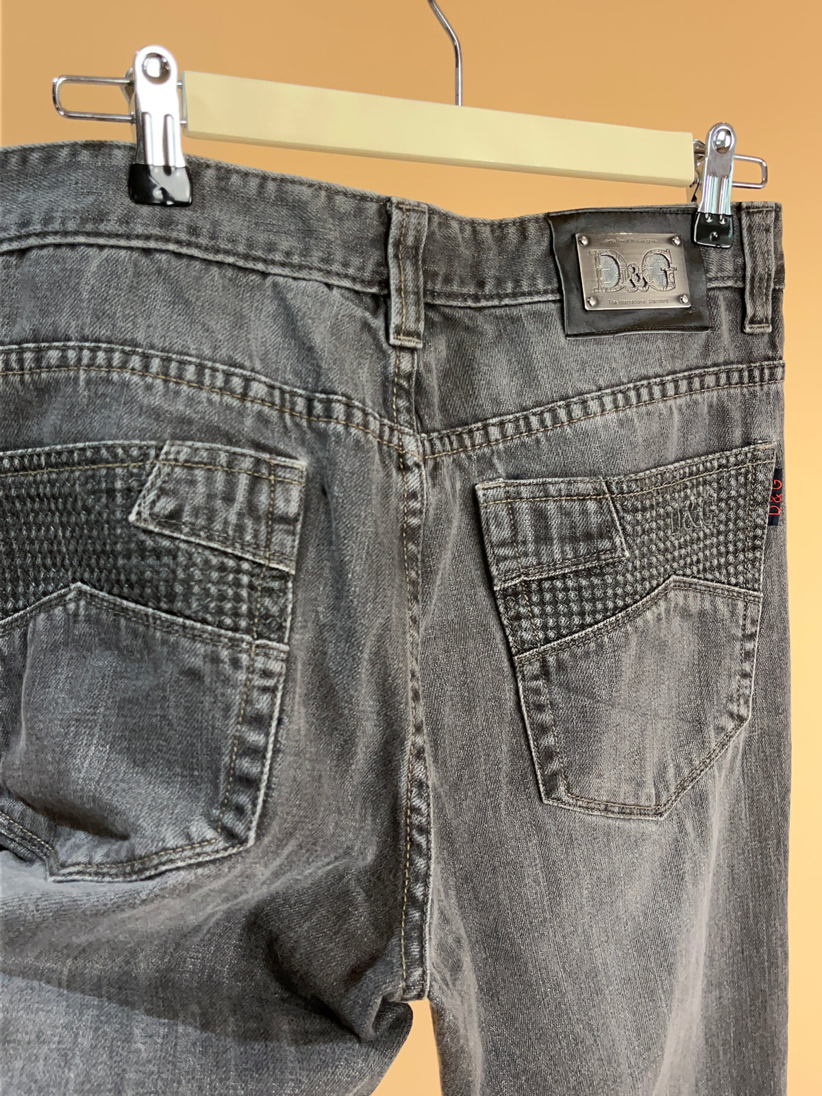 1990s Dolce & Gabbana Grey Wash Jeans - 32"