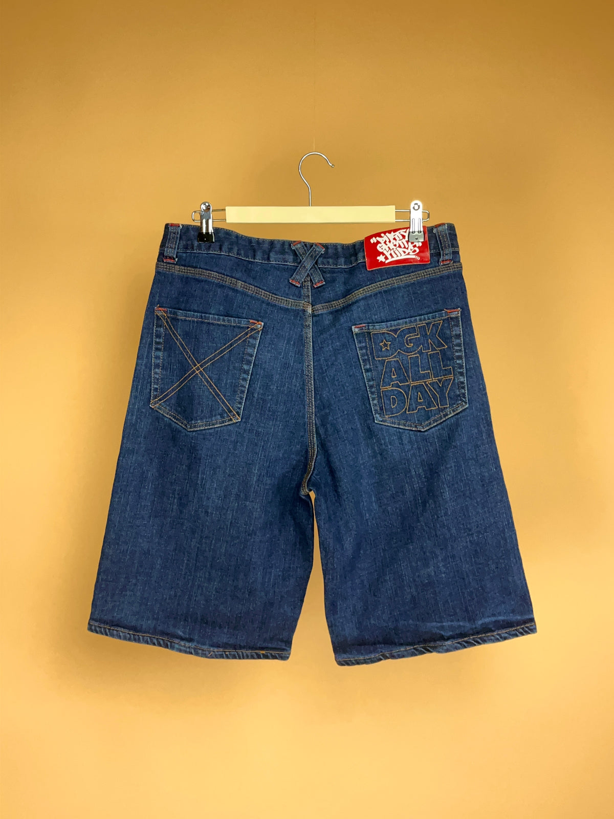 Y2K DGK Dark Wash Denim Shorts