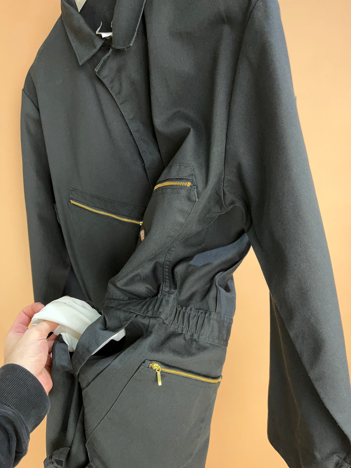 Dickies Black Full Zip Coverall - XL