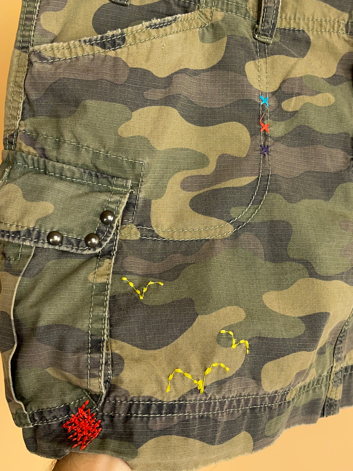 Y2K Camo Mini Skirt - 10