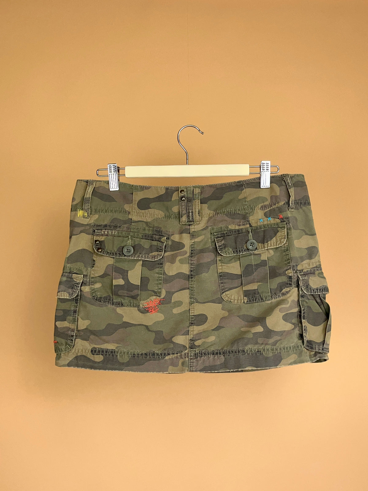 Y2K Camo Mini Skirt - 10
