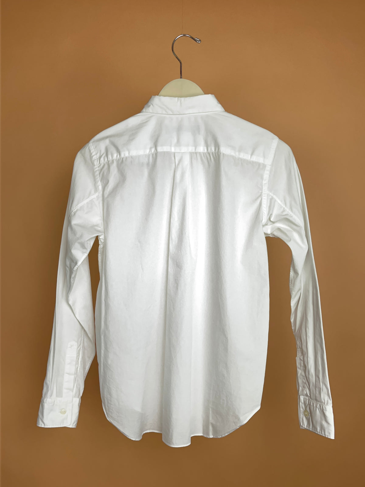 BLACK Comme Des Garçons White Cotton Shirt - S
