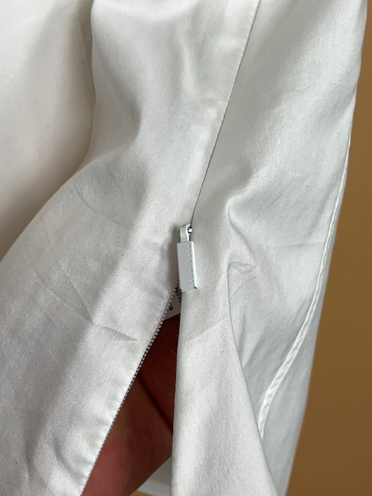 Hugo Boss White Sleeveless Blouse - S
