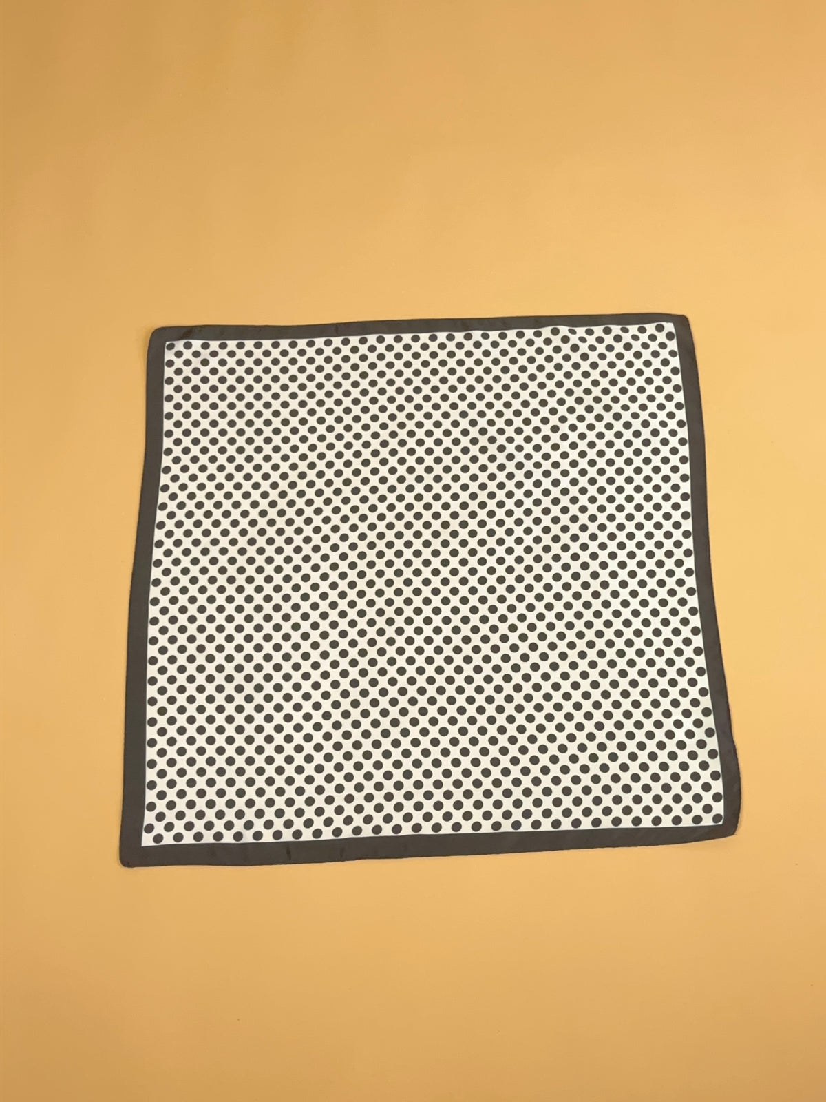 Black & White Polka Dot Scarf