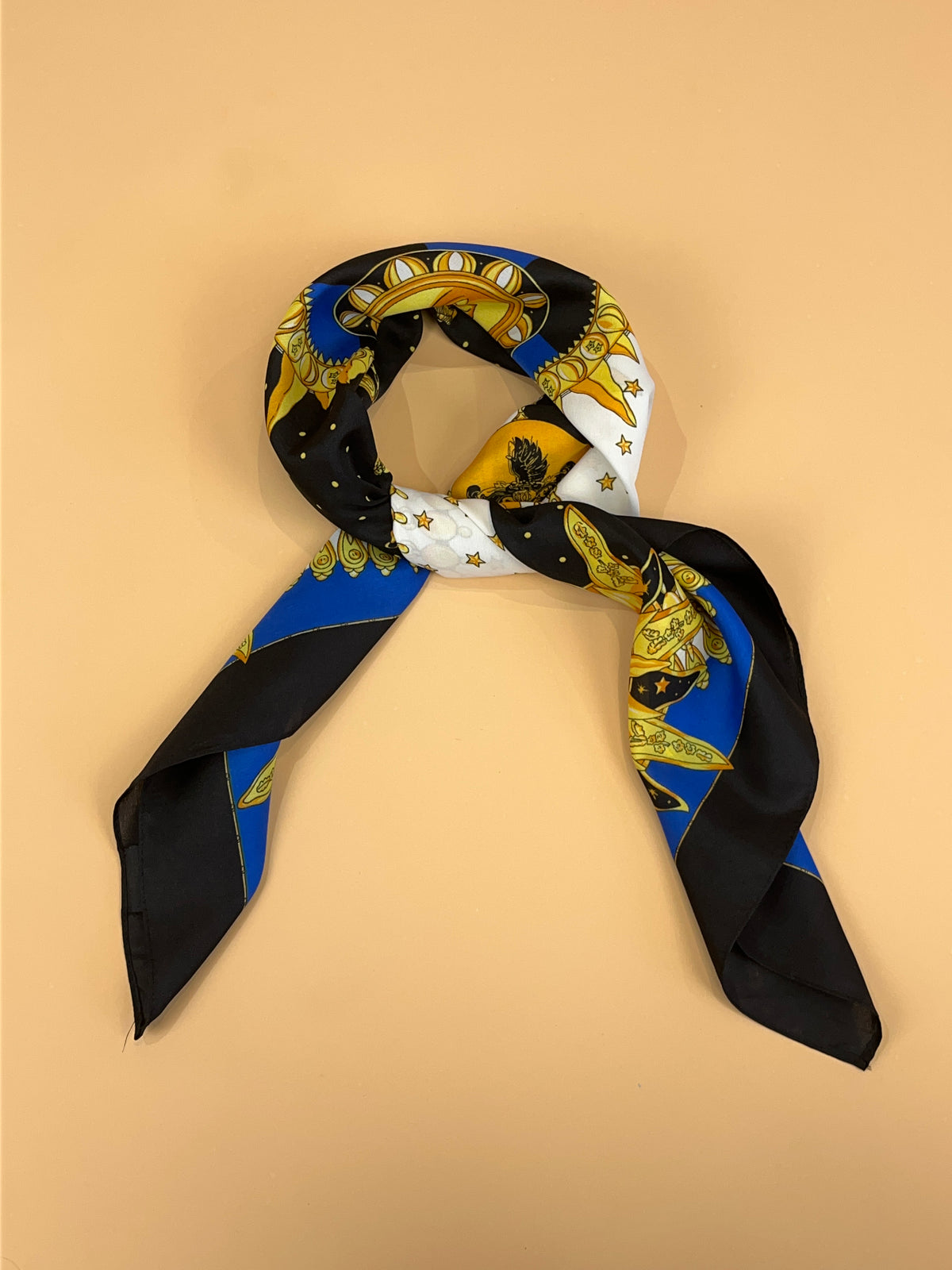 Black and Gold Celestial Scarf