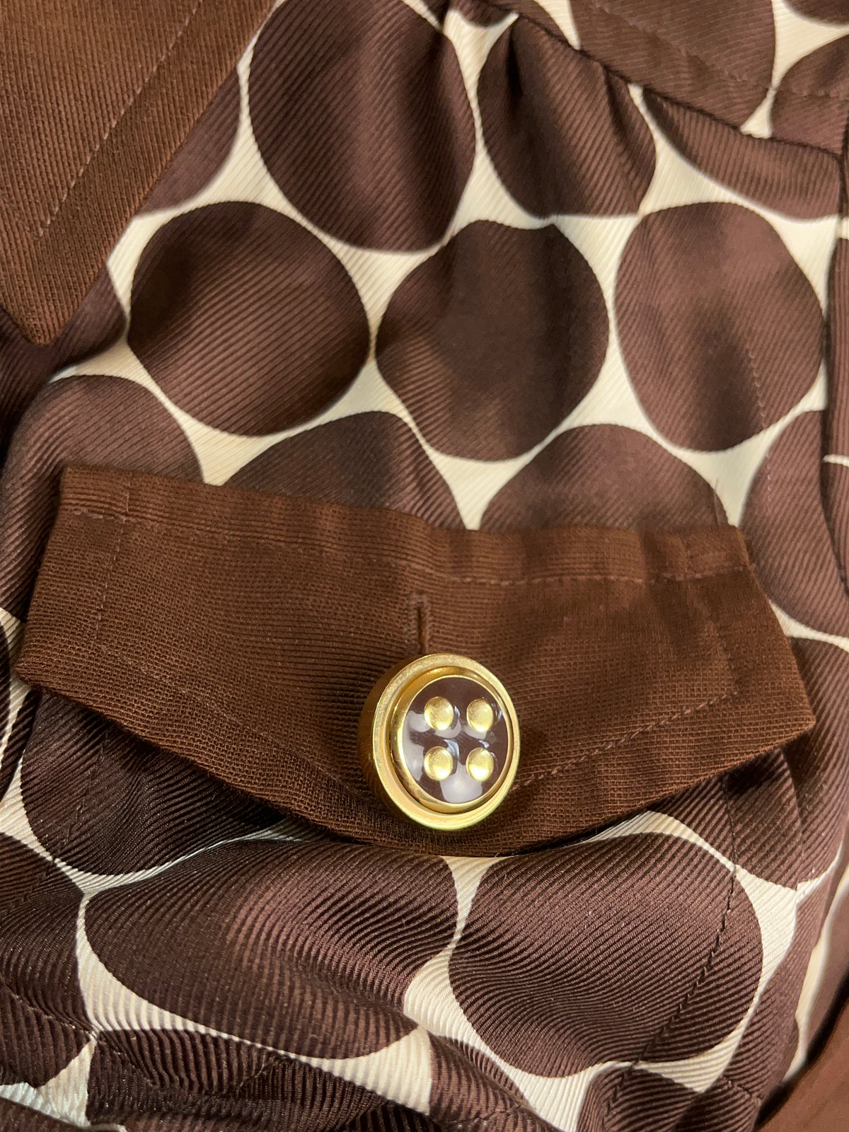MARC BY MARC JACOBS Silk Chocolate Polka Dot Dress - 8