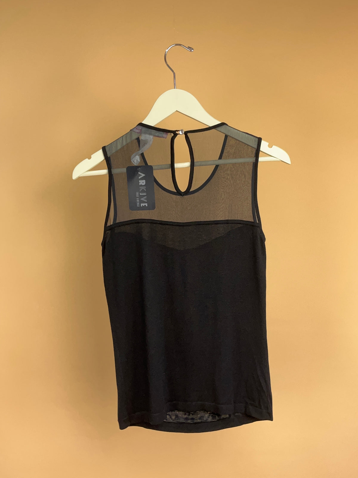 Christian Lacroix Black Beaded Top