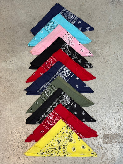 Wholesale Bandana Bundle (10 Bandanas)