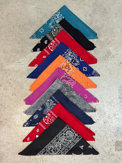 Wholesale Bandana Bundle (10 Bandanas)