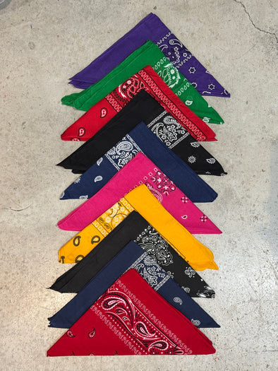 Wholesale Bandana Bundle (10 Bandanas)