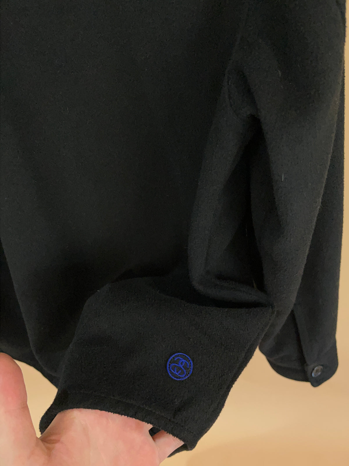 Stussy Black Wool/Viscose Work Jacket