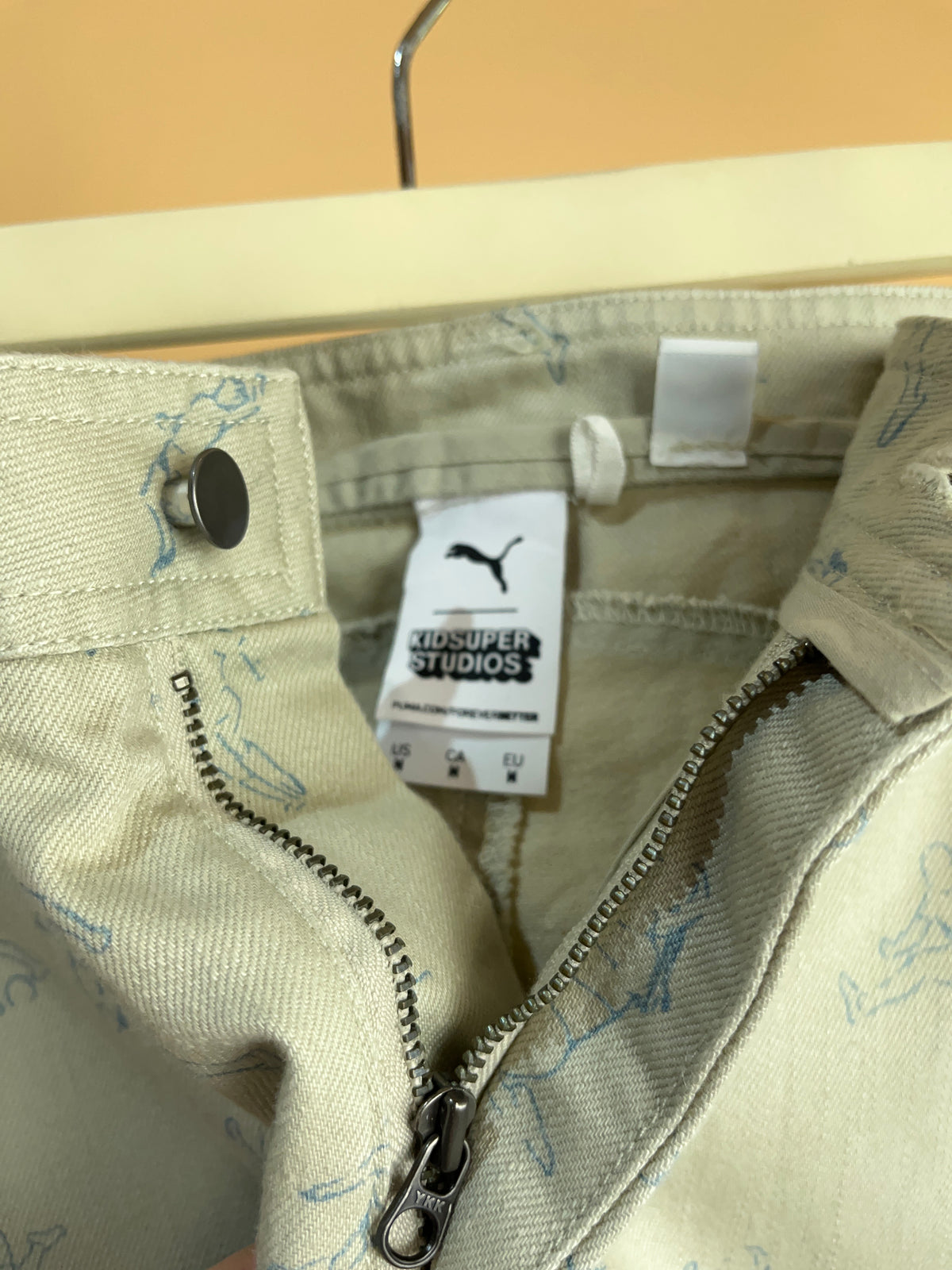 Puma x KidSuper Studios trousers with football sketch print — Arkive Vintage