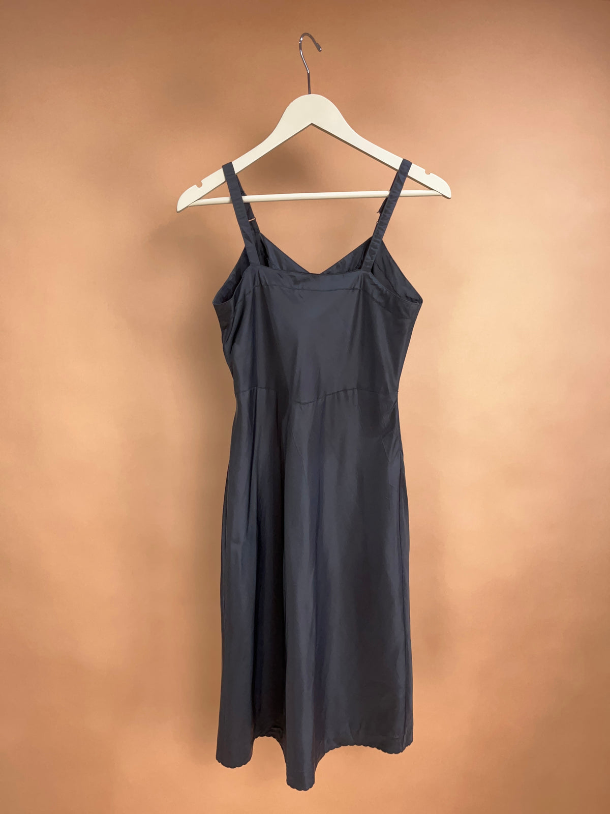 1950's Wearpruf by Blou-Slip Black Midi Slip Dress size S