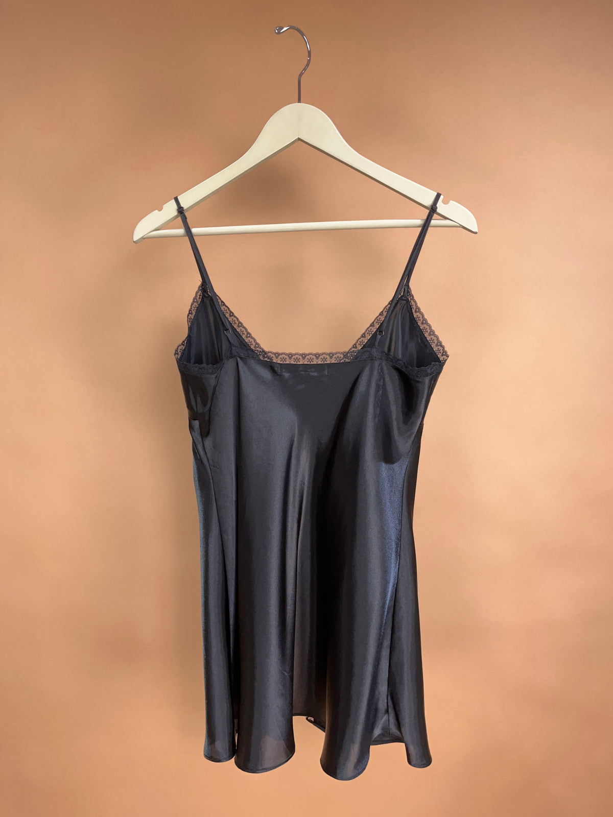 Victoria's Secret Black Open Front Cami Slip size M