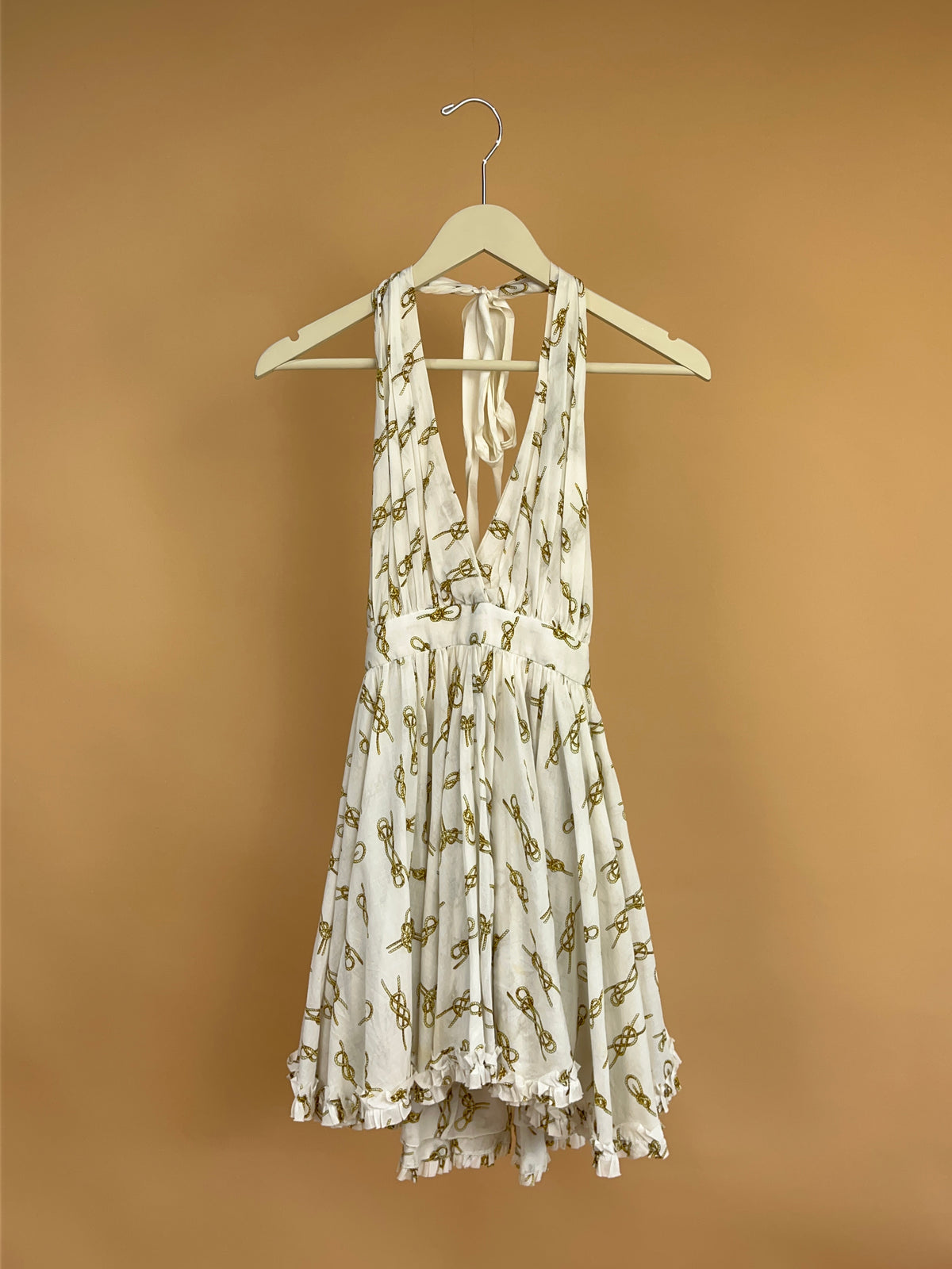1991 Dolce & Gabbana Sailor Knot Halter Neck Dress - 6
