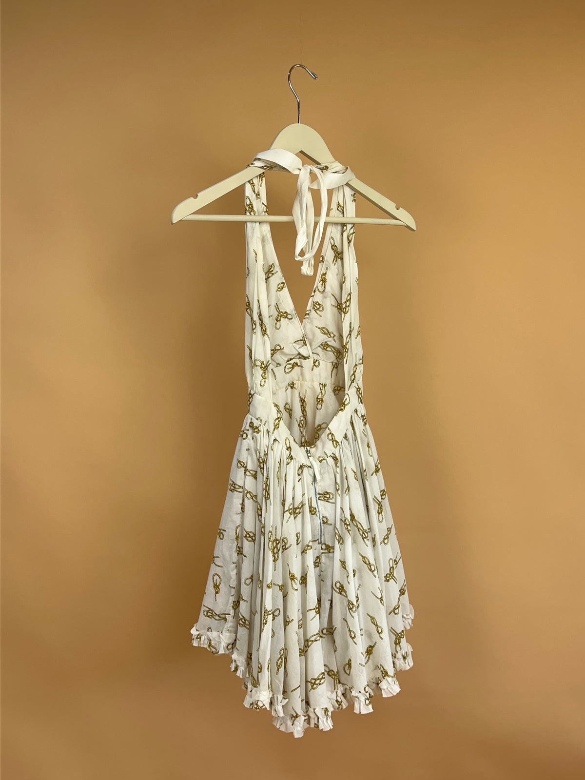 1991 Dolce & Gabbana Sailor Knot Halter Neck Dress - 6