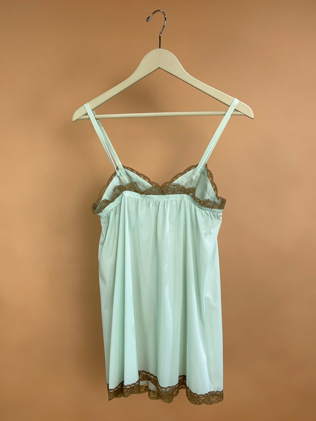 1980's Vanity Fair Slip Two Piece Set size M