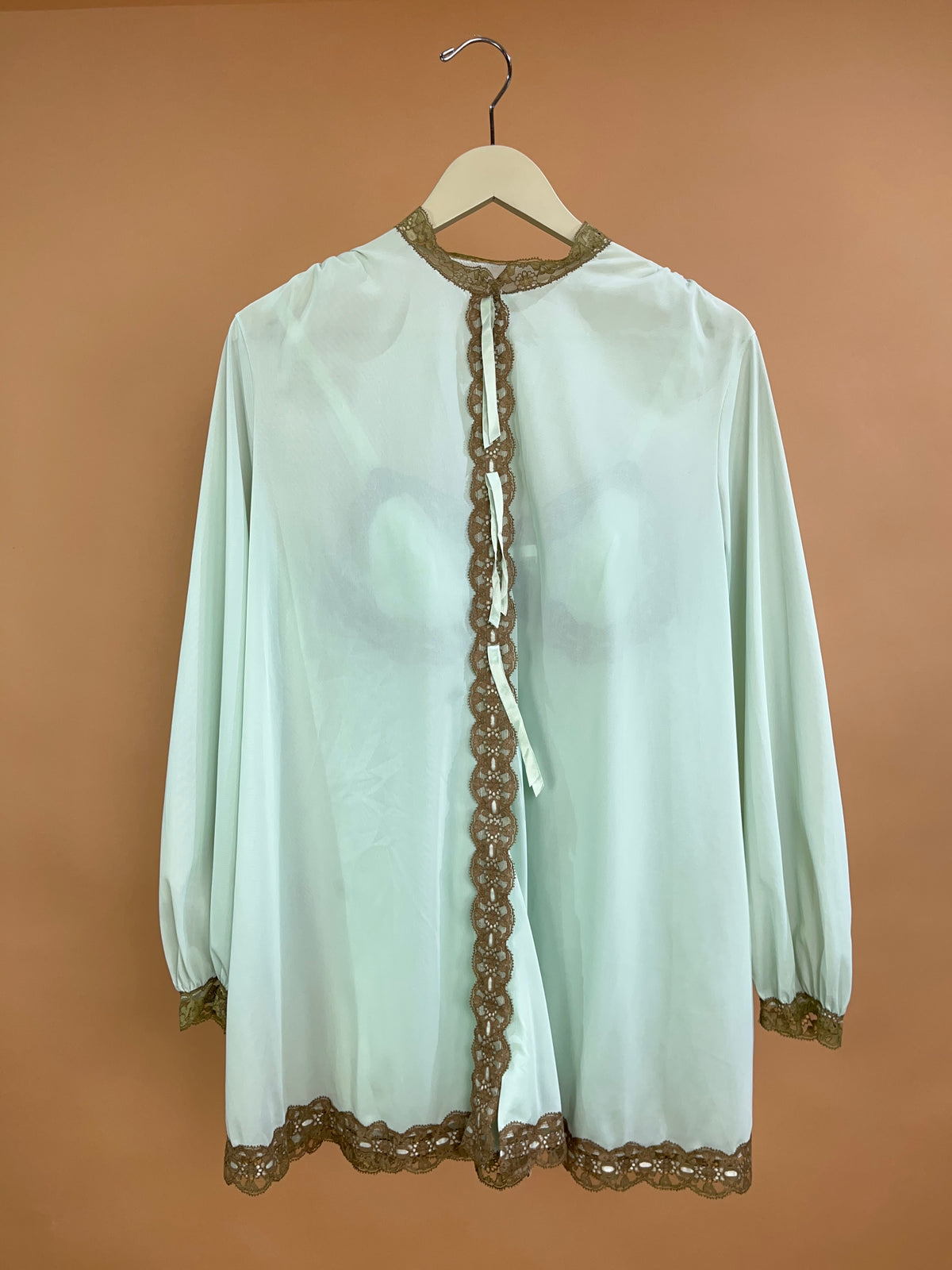 1980's Vanity Fair Slip Two Piece Set size M