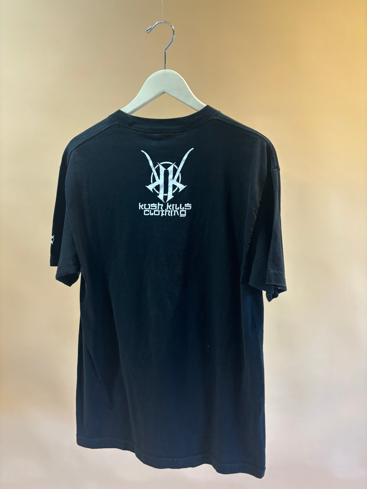 Y2K Graphic Skeleton Print T-shirt - M
