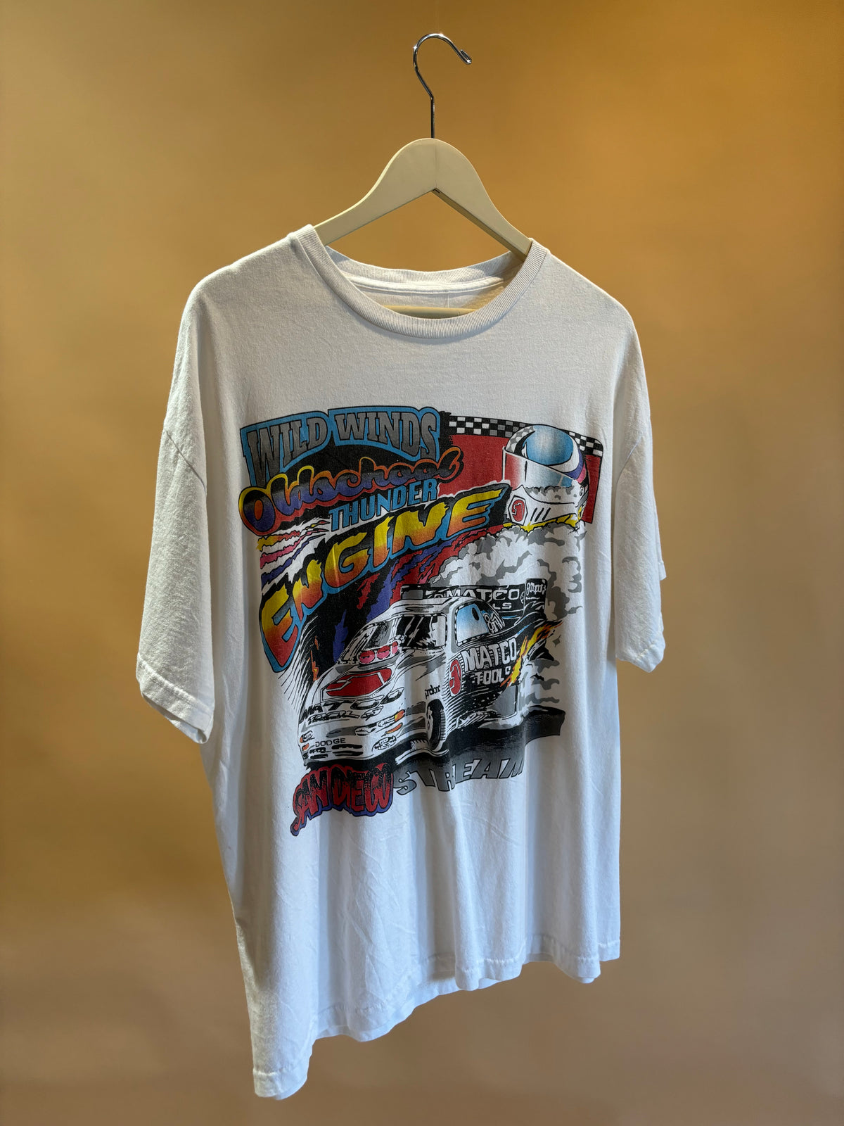 Y2K Race Car Graphic T-shirt - XL