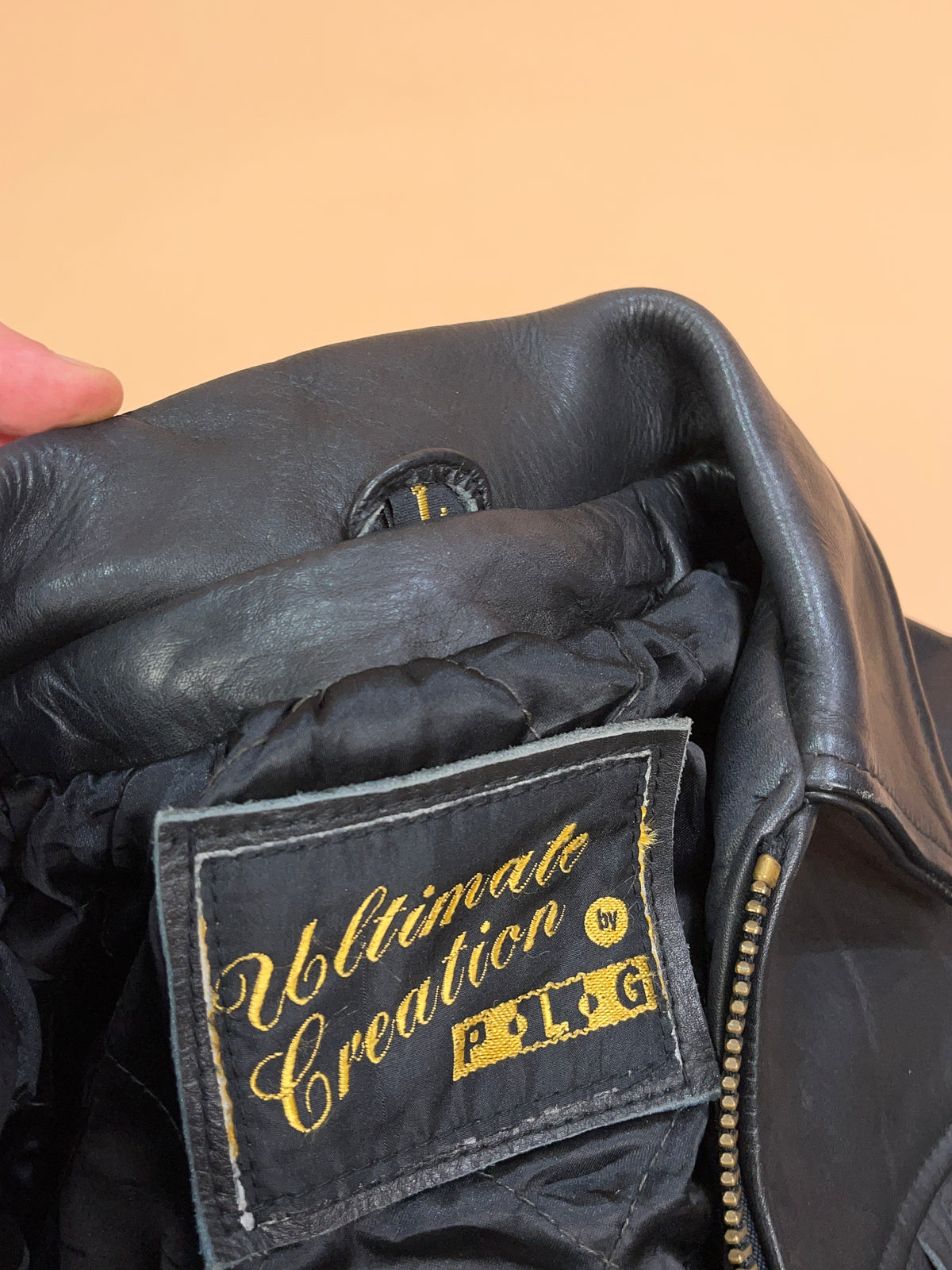 1990's Ultimate Creation by PLG Fringe Leather Biker Jacket - S