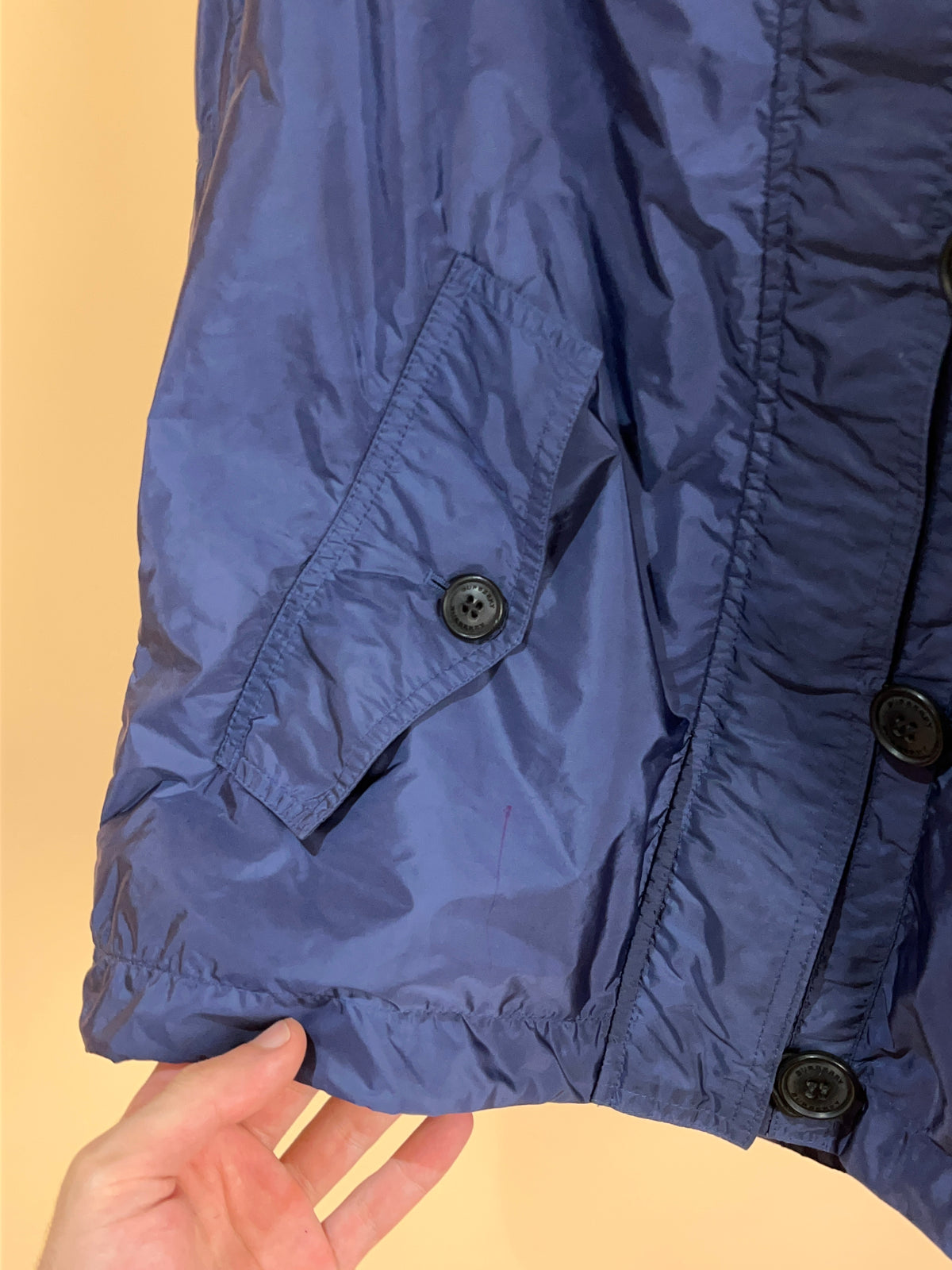 Burberry Navy Windbreaker - Size 10Y