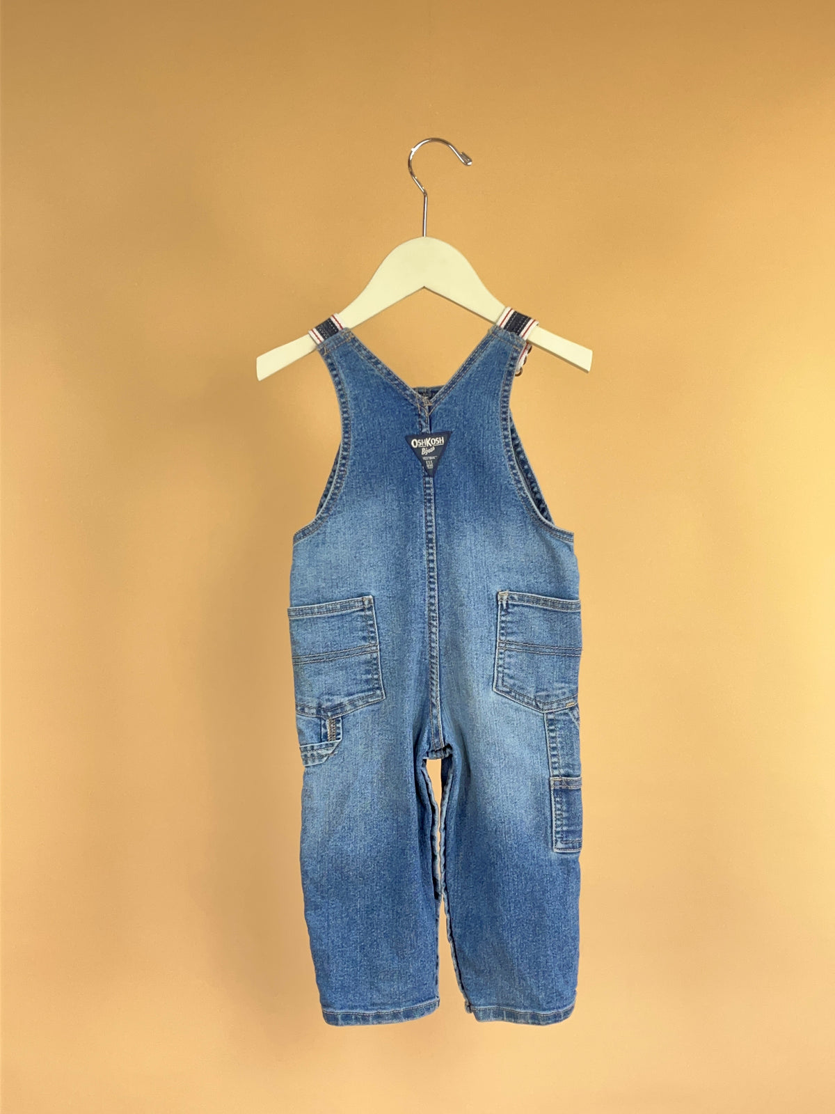 Y2K OshKosh Denim Long Dungarees - 18M