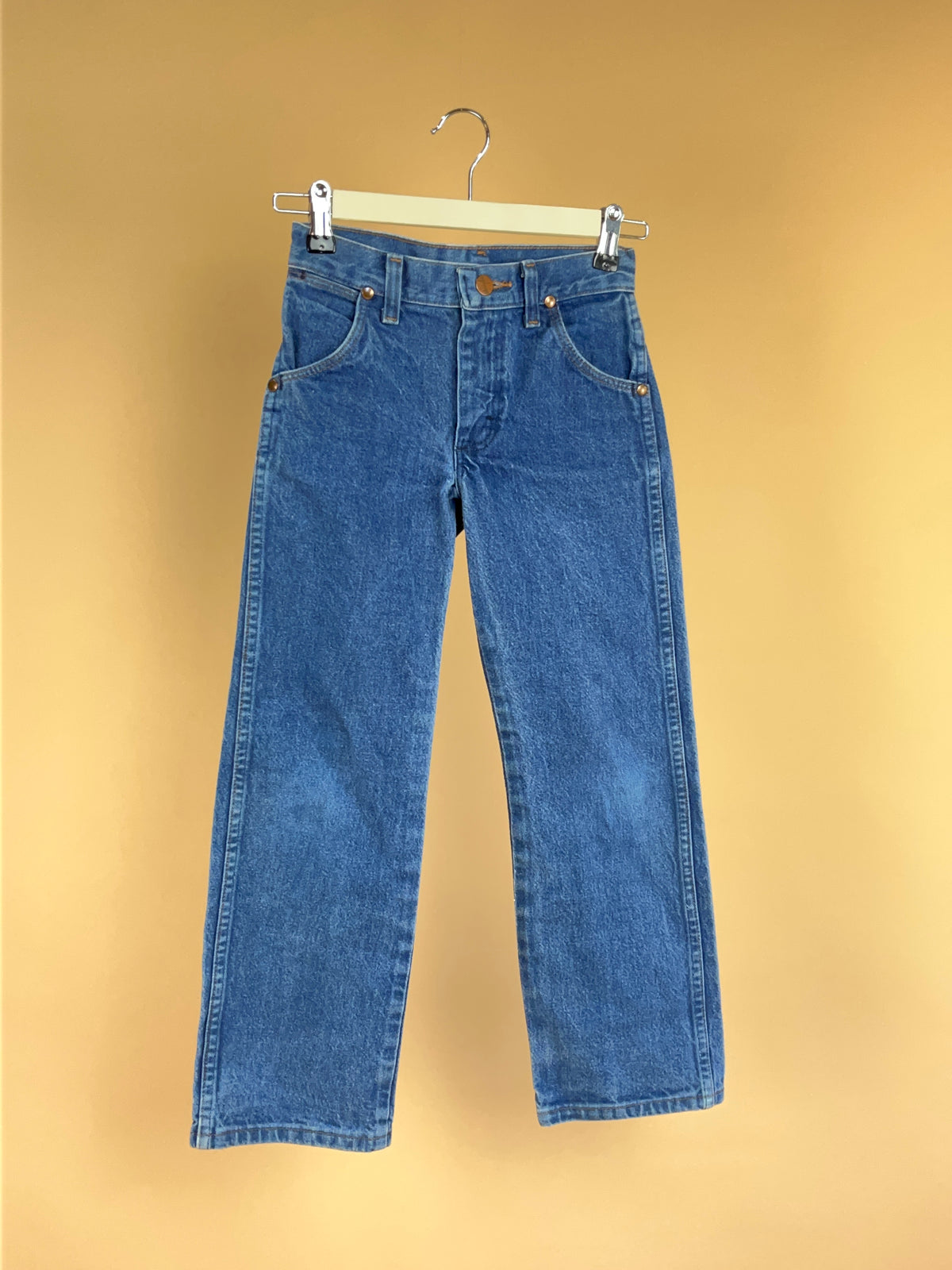 Y2K Wrangler Straight Leg Denim Jeans - 8Y