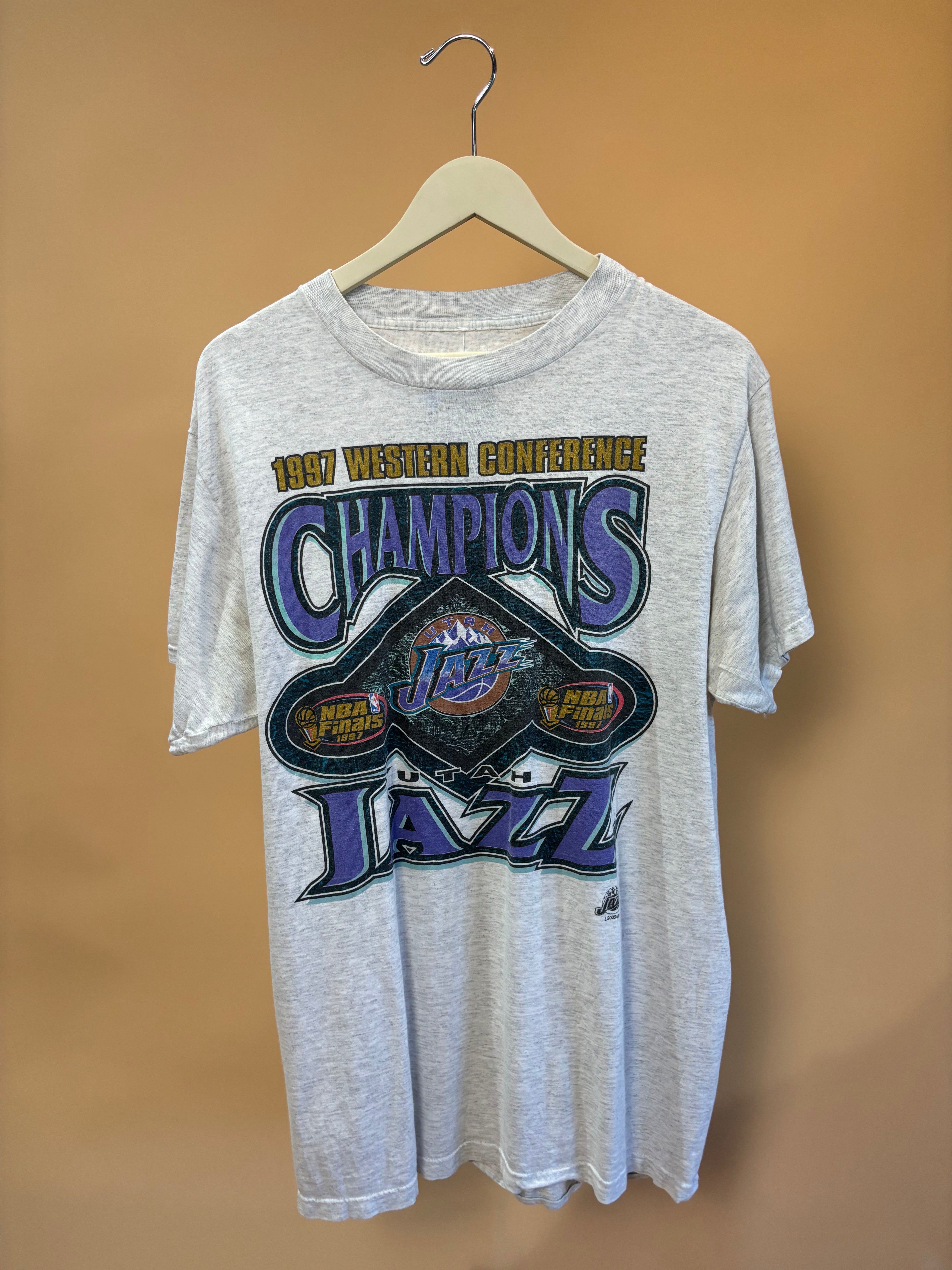 1997 Utah Jazz Champions T-Shirt - L