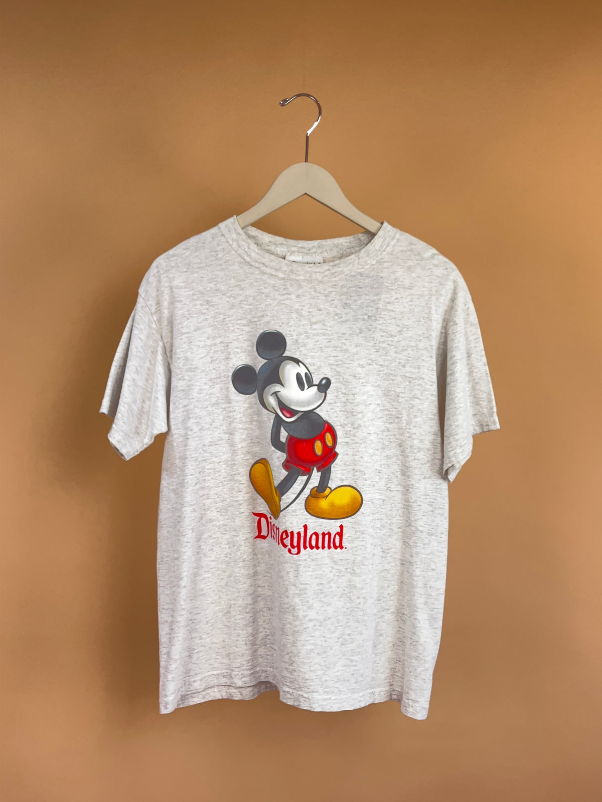 1990s Disneyland Mickey Mouse Grey T-Shirt - M