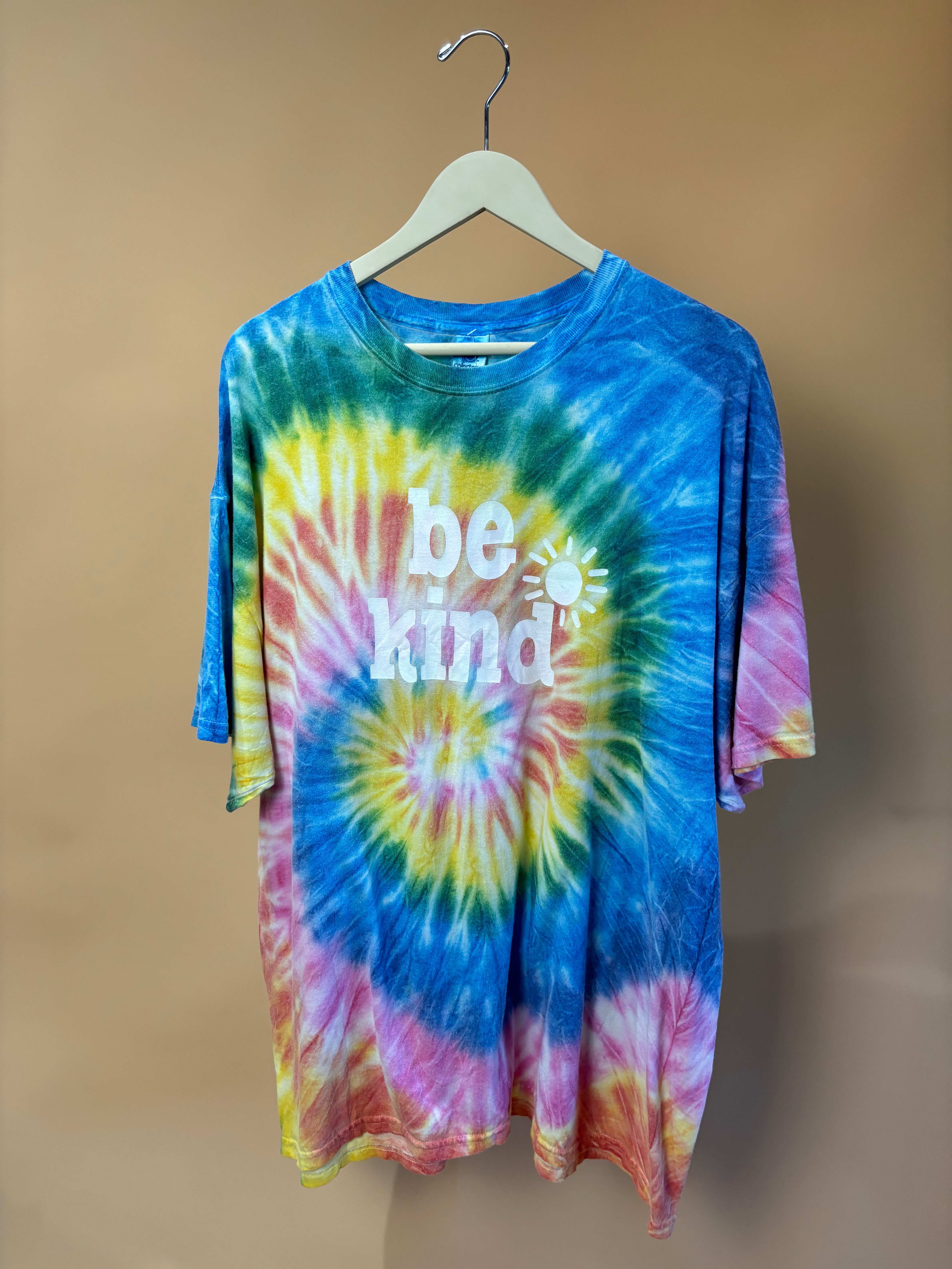 Y2K Tie Dye Graphic T-Shirt - XXL