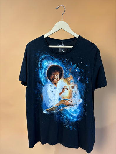 Y2K Bob Ross Graphic T-Shirt