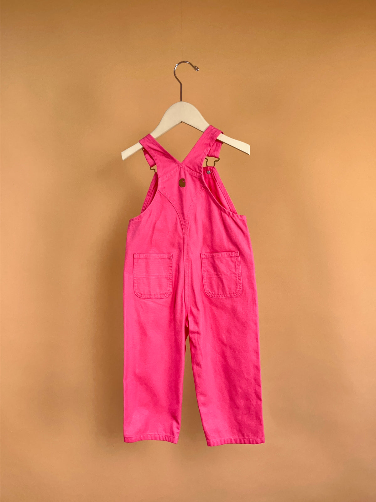 Neon Pink Carhartt Dungarees -2Y