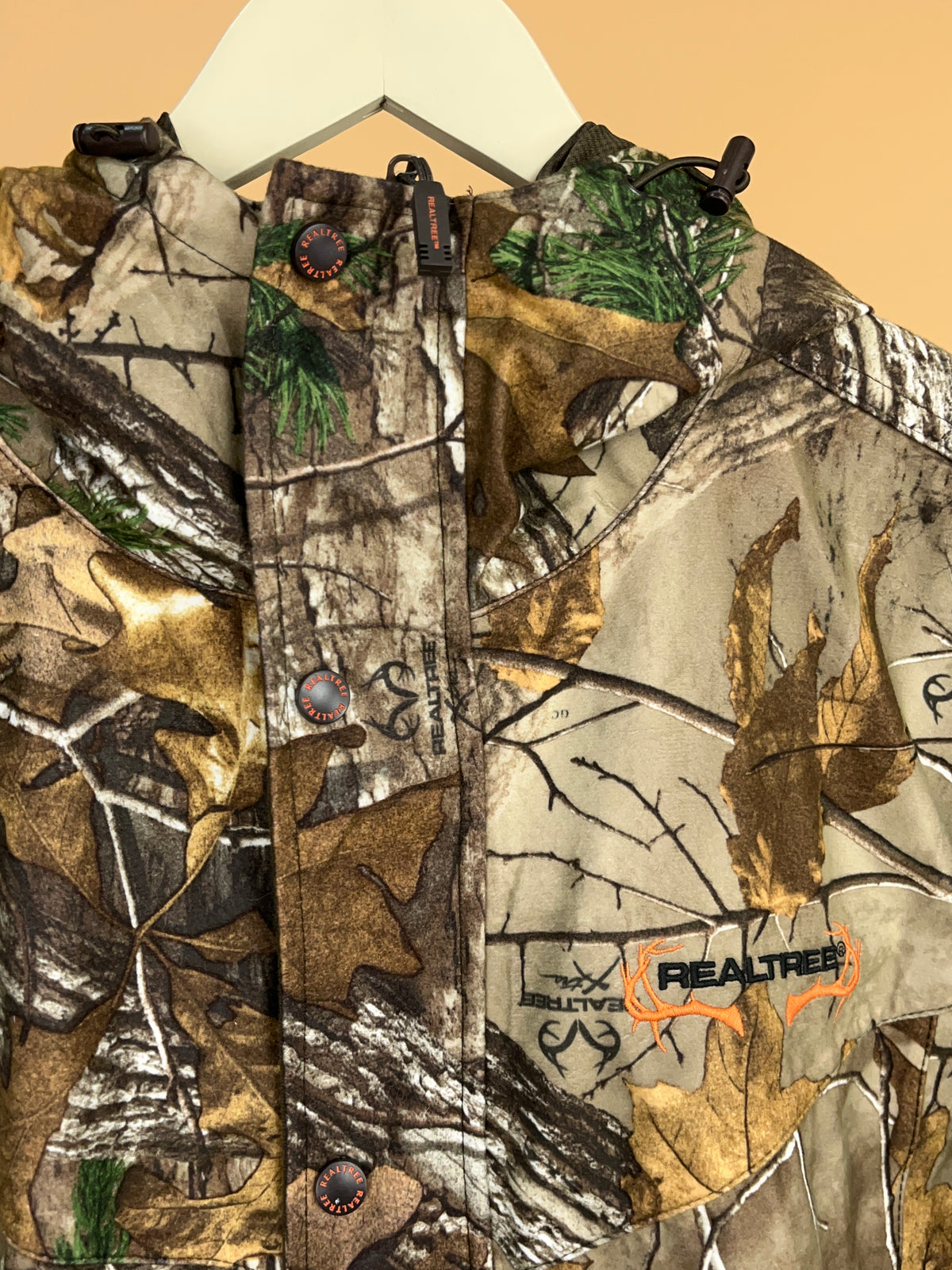Y2K Realtree woodland camo hunting jacket with hood — Arkive Vintage