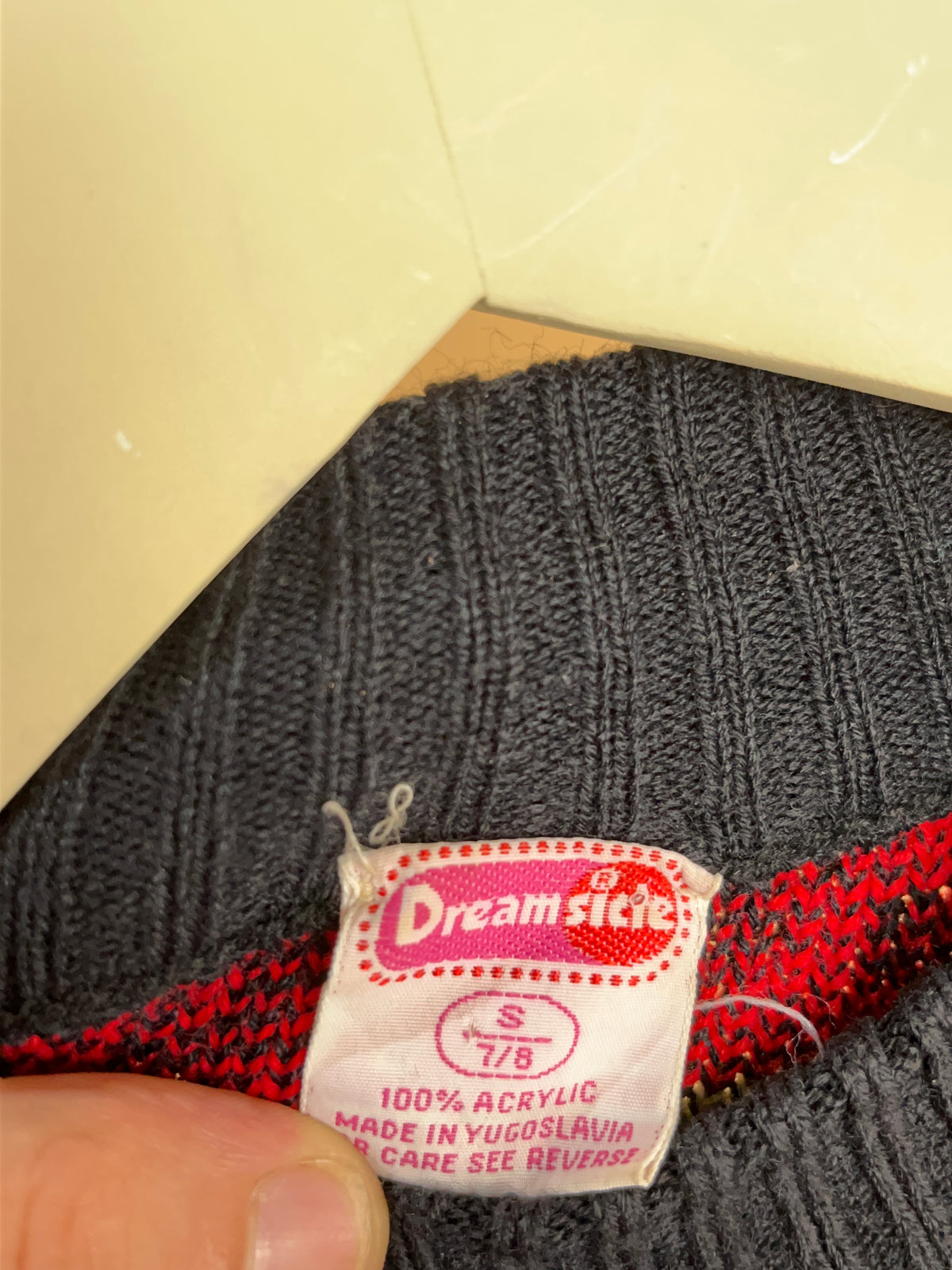 1980s Dreamside Knit Sweater - 7Y