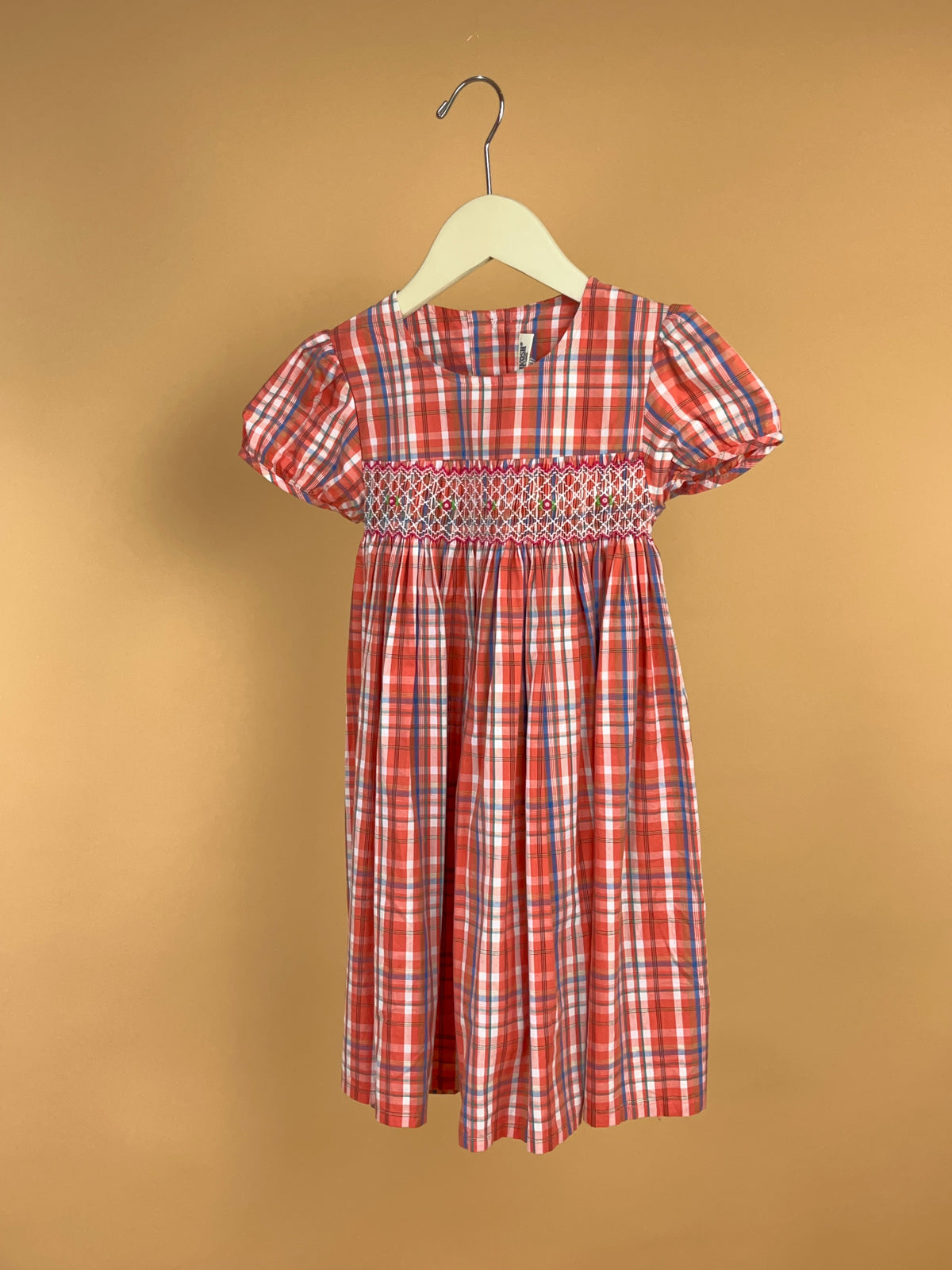 Y2K OshKosh Plaid Smock Dress - 6Y