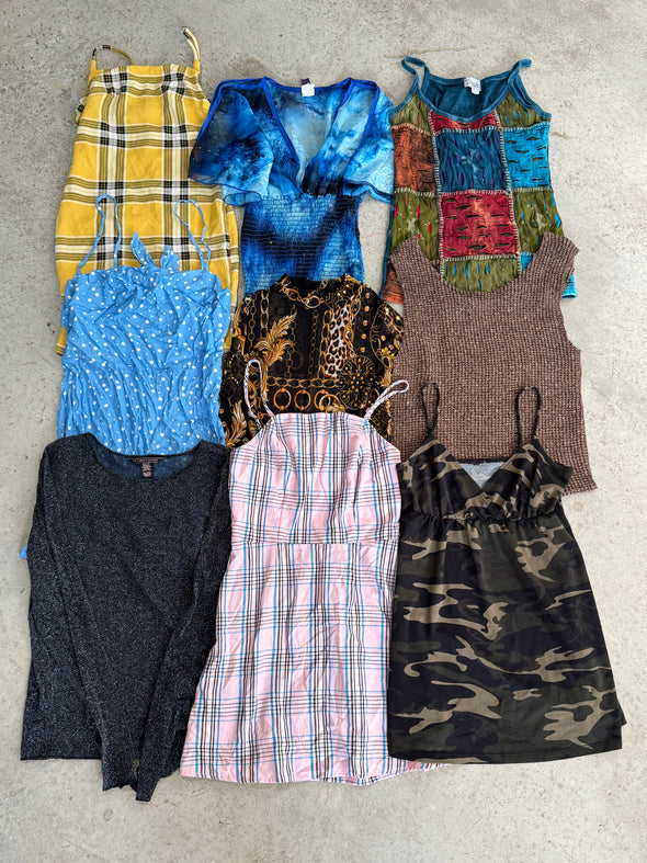Wholesale Vintage Y2K Top & Blouse Bundle (9 pieces)