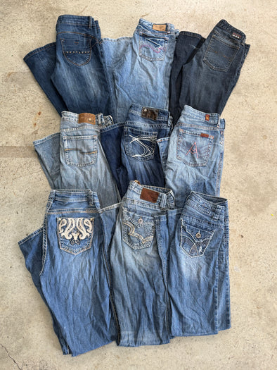 Wholesale Vintage Y2K Denim Bundle (9 pieces)