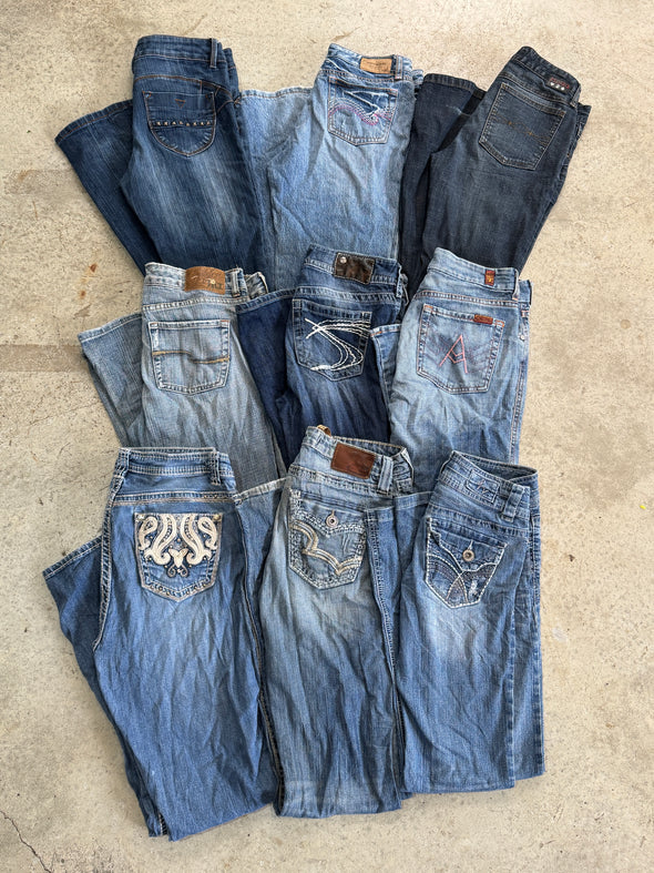 Wholesale Vintage Y2K Denim Bundle (9 pieces)