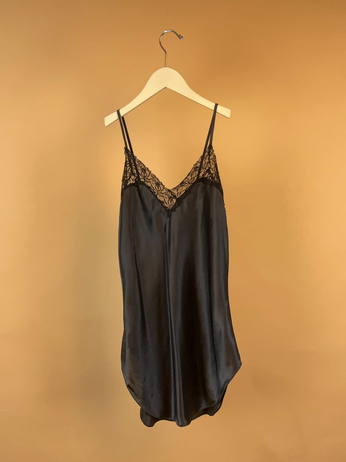 Victorias Secret Black Slip Dress