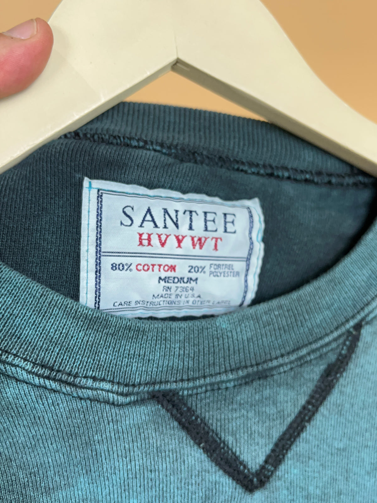 1990's Konocti Harbor Resort & Spa teal sweatshirt with sailboat graphic — Arkive Vintage