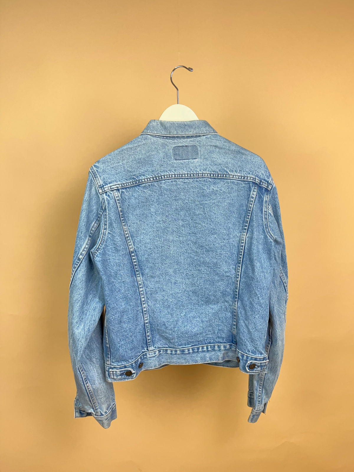 1980's Levi's light wash faded denim jacket, made in USA — Arkive Vintage