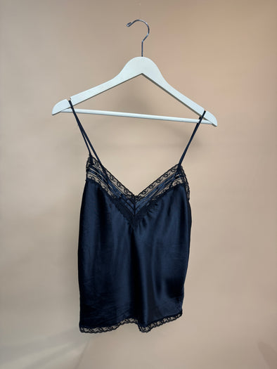 1980's 'Christian Dior' Satin & Lace Cami