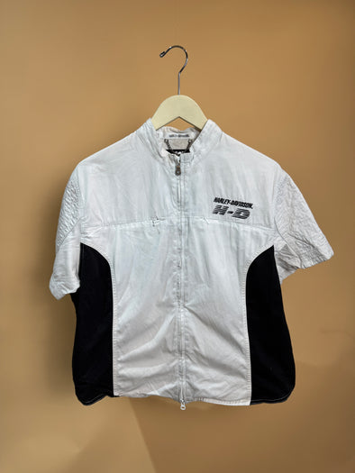 Y2K Harley Davidson Zip Shirt Jacket